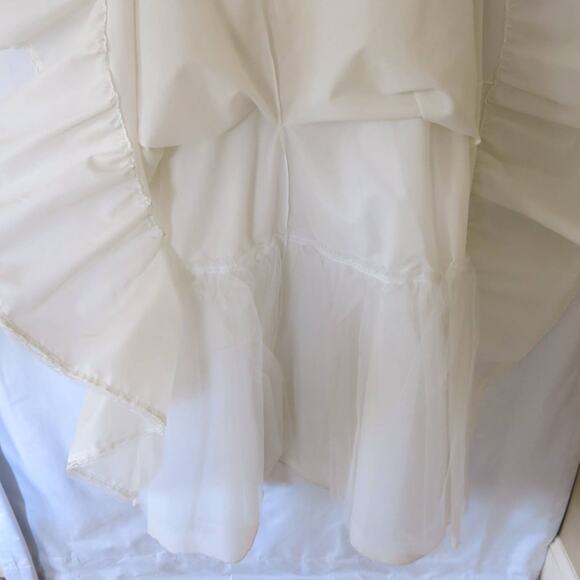 VINTAGE Petticoat/Slip Size 10 Ruffled Layered Tulle Zipper Full Puffy Prairie - Picture 7 of 10